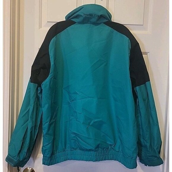 Vintage 90s Columbia Sportswear Powder Keg 3 in 1 Ski Jacket Coat Sz L Teal Purp - Picture 6 of 13